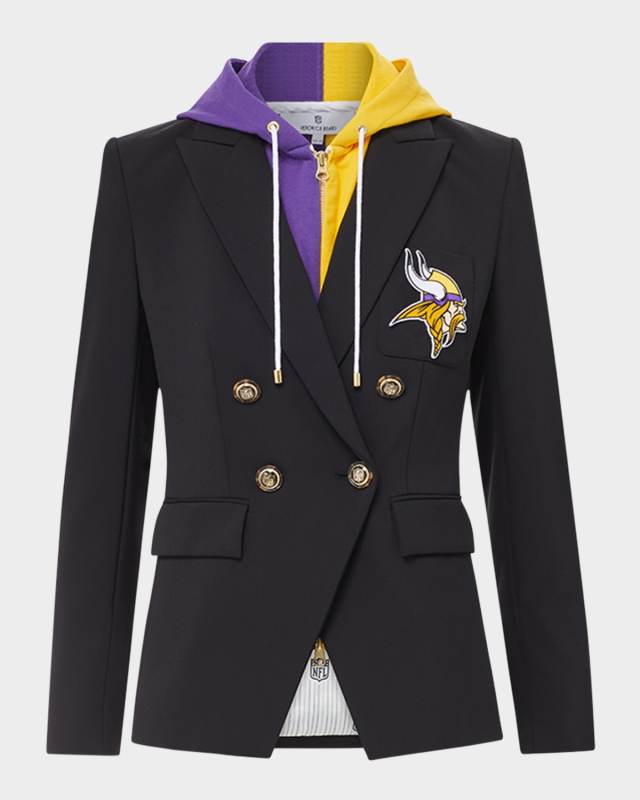 Veronica Beard x NFL Dickey Jacket, Minnesota Vikings